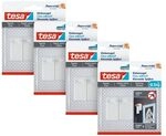 tesa&reg; Klebenagel Tapeten & Putz 0,5 kg &ndash; 4er-Pack Klebenagel, verstellbar &