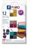 STAEDTLER Modelliermasse-Set"sparkle" 12er Set ofenh&auml;rtend in 30 Minuten bei 110