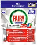 Fairy Professional Platinum Plus Geschirrsp&uuml;lmaschinen-Tabs, 59 Sp&uuml;lg&auml;nge,