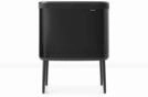 Brabantia Bo W&auml;schekorb, 60 L - Matt Black W&auml;schekorb