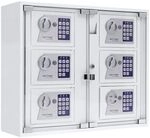 ROTTNER Schl&uuml;sselsafe Keysystem 6 Outdoor, 474 x 565 x 180 mm, Stahl wei&szlig;