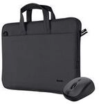 Trust BOLOGNA BAG AND MOUSE SET BLACK