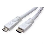 VALUE HDMI High Speed Kabel mit Ethernet, wei&szlig;, 15 m