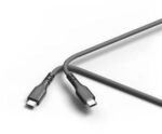 uRage USB-C-Kabel, uFlex, USB-C-Stecker - USB-C Stecker, Mesh, 3 m, Schwarz