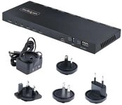 StarTech.com 4-Port HDMI Splitter, 4K 60Hz HDMI 2.0 Video, 1 In 4 Out HDMI Splitter,