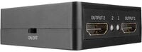 Lindy Compact 2 port HDMI 18G splitter - Video-/Audio-Splitter