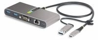 StarTech.com 2-Port USB-C/USB-A Hub with GbE and RS232 Serial, 2x USB-A