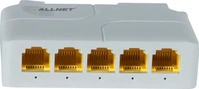 ALLNET ALL-SG8005PD-BT90, ALLNET Switch unmanaged. 5x GbE. PoE Budget 85W. 1x bt out