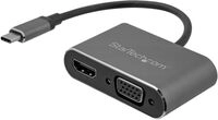 StarTech.com USB-C auf VGA und HDMI Adapter - Aluminium