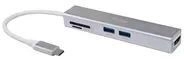 Equip 5-in-1-USB-C-Multifunktionale adapter - HDMI - USB 3.0 - TF/Micro SD - USB 3.2