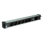 BACHMANN STEP ALU 6x Schutzkontakt 1x USB-Charger 1xABD