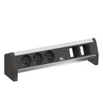 BACHMANN DESK 3xCEE7/3 sw 2xCM, 1m 3G1,5mm&sup2; GST18