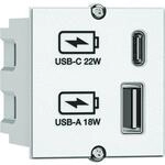 Bachmann USB A/C 22W Charger CM 917.2271weiss