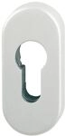 Hoppe Innenrosette zu Sicherheitsrosette PZ, oval, Aluminium silber eloxiert