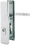 Hoppe SH-Wechselgarnitur LONDON-auf Schild PZ88, TS37-47, SST, mit Kzs., silber