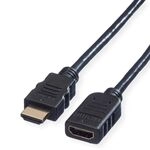 VALUE HDMI High Speed Verl&auml;ngerungskabel, mit Ethernet, ST-BU, 3 m