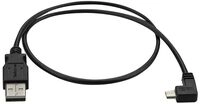StarTech.com Micro USB Lade- und Sync-Kabel St/St - Rechts gewinkelt Micro-USB - 0,5m