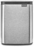Brabantia Bo M&uuml;lleimer, 7L - Matt Steel Fingerprint Proof M&uuml;lleimer