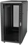 StarTech.com 18HE 19 Zoll Server Rack/Schrank - 4 Pfosten mit Einstellbare