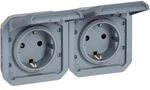 Legrand 2F VV-SSDO HZ SL IP44 GR / LEGRAN 069576L PLEXO NEW 069576L (5 St&uuml;ck)