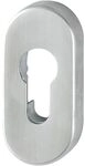 Hoppe Innenrosette zu Sicherheitsrosette PZ, oval, Edelstahl matt