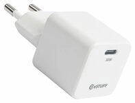 eSTUFF INFINITE - Netzteil - GaN, 100 % recycelter Kunststoff - 30 Watt - 3 A - PD