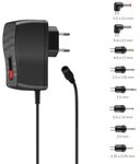 Hama Schaltnetzteil universal, einstellbar, 1000mA, 12W, max. 12V, 8 Adapter