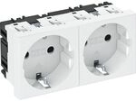 OBO STECKD.0&deg;, 2-FACH 250V, 10/16A / STD-D0 RW2 6120022