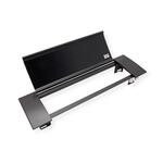 Bachmann POWER FRAME COVER 915.028schwarz ALU 4-fach RAL9005