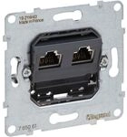 Legrand EINSATZ DATENDOSE 2 X RJ45,KAT / LEGRAN 765061 SEANO 765061