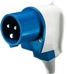 Mennekes CEE-WINKELSTECK. 230V-3X16A/6H / MENNEK 1411 BLAU IP44 AM 1411