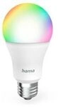 Hama Smarte Lampe E27, 9W, LED, Matter, Globe, RGBW, dimmbar, mit App