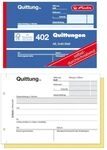 herlitz Quittungsblock A6 402 2x40 Blatt selbstdurchschreibend 4er Packung FSC
