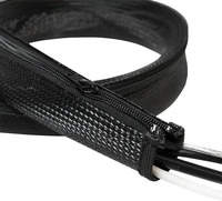 LOGILINK KAB0049, LogiLink Kabelh&uuml;llen-Kit - Schwarz - 2 m