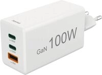 Hama 201997 Mini-Lader, GaN, 2xUSB-C+A, 100W