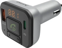 HAMA 00014169, Hama FM-Transmitter mit Bluetooth- und Freisprechfunktion