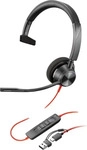 POLY 214011-101, Poly Blackwire 3310 Microsoft Teams Certified USB-C Headset - Audio