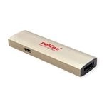 ROLINE GOLD Adapter USB Typ C - HDMI, BU/BU, PD (60W)