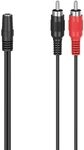 Hama 205186 ADAP.2CIST.-3,5MM ST.KUPP