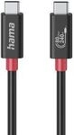 Hama USB-C-Kabel, E-Marker, USB4 Gen4, 80 Gbit/s, 5 A, 240 W, 1,00 m