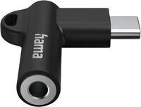 Hama 201701 USB-C-3,5mm-Audiobuchse, 90