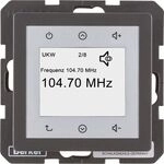Berker Q.X RADIO DAB+/BT ANT SAMT / BERKER 30846086 TOUCH RADIO 30846086