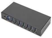 DIGITUS USB-Hub 7-Port 3.0->7xA3.0 industrial inkl. Netzt