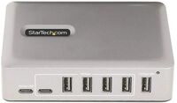 StarTech.com 7-Port USB-C Hub, 5x USB-A + 2x USB-C, Self-Powered w/ 65W Power...