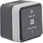 Berker HEIZ.NOTSCHALT.2POL. GRAU W.1 / BERKER 35623505