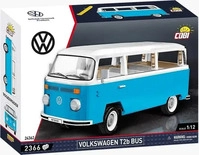 COBI COBI-24362, Cobi Volkswagen T2b Bus hellblau/weiss Ma&szlig;stab 1 12