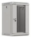 Lanberg 10" 9U 300x300 Wandgeh&auml;use Glast&uuml;r FlatPack gr - Geh&auml;use