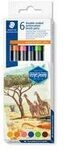STAEDTLER Doppel-Fasermaler"Afrika" 6er Kartonetui 2 Spitzen Strichst&auml;rke 1.0 - 6.0