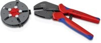 KNIPEX MultiCrimp&reg; Crimpzange mit Wechselmagazin mit Mehrkomponenten-H&uuml;llen