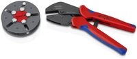 KNIPEX MultiCrimp&reg; Crimpzange mit Wechselmagazin, leer mit Mehrkomponenten-H&uuml;llen